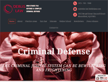 Tablet Screenshot of deblislaw.com